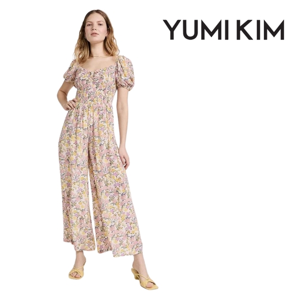 NEW! Yumi Kim - Women's Lola Jumpsuit Laguna Breeze Blush Floral XS